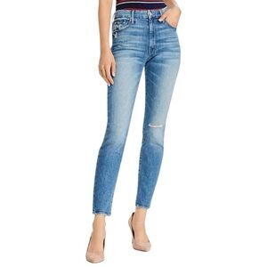 Mother Denim Women’s Size 27 Popism Blue The Looker High Rise Ankle Skinny Jeans